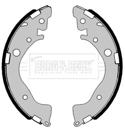 BORG & BECK Комплект тормозных колодок BBS6469